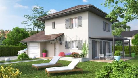 Réf 68066M9FV: Clarafond-Arcine, project of a detached villa of approximately 100 m2, 3 bedrooms, a garage, on a plot of approximately 502 m², subdivision 14 lots, (individual houses or semi-detached houses) serviced. visuel non contractual, privileg...