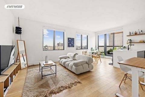 THE HYPE IS REAL! This apartment features one of the largest private outdoor spaces currently on the market in this price category! Apt. 6A at 707 Willoughby Ave. is a modern 1 bed / 1.5 bath unit in a luxe boutique condominium. With only 20 units, 7...