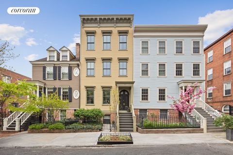 57 Middagh perfectly captures the many storied past of Brooklyn Heights while ushering you into the present with its contemporary comforts. PARKING AVAILABLE UPON REQUEST Built for a Dutch merchant around 1834, this meticulously renovated townhouse h...