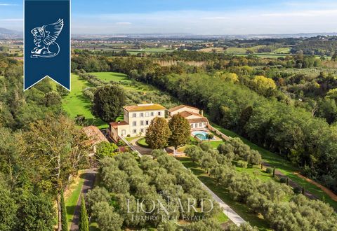 Nestled in Pisa’s scenic hills, this magnificent 19th-century villa blends historical elegance with modern comforts. Spanning over 555 sqm, the main villa is complemented by 500 sqm of rustic outbuildings, a swimming pool, underground cellars, and a ...