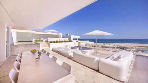 This spectacular 3 level four bedroom plus nanny suite waterside villa spans an impressive 6 582 square feet the jawdropping 30 foot floor to ceiling atrium windows offer unrivaled panoramic views of the sea of cortez. Situated within the iconic Vice...