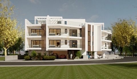 Located in Larnaca. Top floor, Two Bedroom Apartment with roof garden next to green area, in Vergina area, Larnaca. The Project is a luxurious complex located in the very exclusive area in Larnaca within 3 kilometers to the Larnaca beach front Blue F...