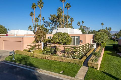 Welcome to Marrakesh Country Club, the '' Jewell of The Desert''. This extensively updated 3BA 3BR villa was designed by John Elgin Woolf, the patriarch of the Hollywood Regency Design and is currently owned by a prominent interior designer as eviden...