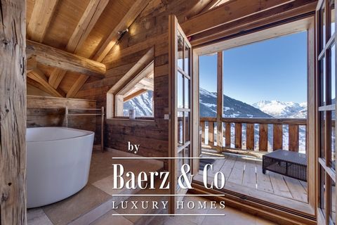 Built in 2011, this characterful chalet combines authentic Alpine charm with contemporary finishes. Built of stone and old wood, it offers breathtaking views of the Tarentaise valley from many of its rooms. Currently set up as a chalet-hotel with sin...