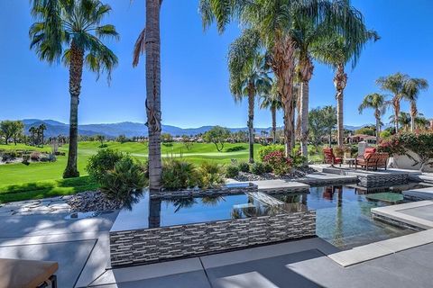 Experience the pinnacle of desert living with this truly one-of-a-kind property in Palm Desert's exclusive Indian Ridge Country Club! This custom remodeled Ocotillo 3 with large casita has been thoughtfully and completely remodeled to create a stunni...