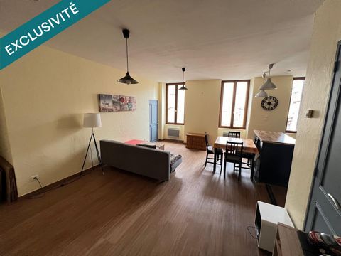 In Forcalquier, a dynamic town with its many amenities, I will take you to discover this apartment located in a historic building, in the heart of the city. On the second floor, this 52.15 m² property (Carrez law) consists of a bright living room ope...