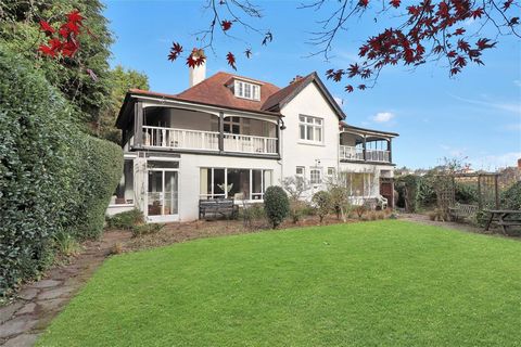 Inver House enjoys a delightful south facing location on the favoured lower slopes of North Hill within half a mile of the town centre and stands proudly in large surrounding gardens with views over the town towards the surrounding hills and the sea....