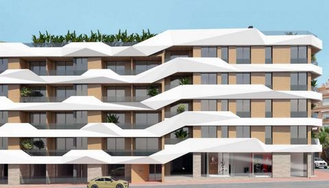 Appartementen in Guardamar del Segura, Costa BlancaFlats met 2 en 3 slaapkamers, woon-eetkamer en keuken uitgerust met elektrische apparaten, airconditioning, dubbele beglazing in ramen en een domoticasysteem. De residentie ligt op 100 meter van het ...