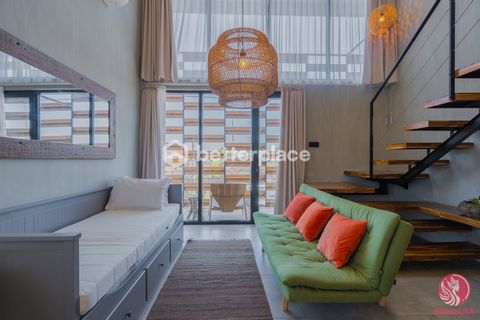 Discover modern living in this one-bedroom apartment located in the serene neighborhood of Umalas, Bali. Designed with a blend of minimalism and comfort, this property offers a sleek and cozy layout perfect for singles or couples seeking a well-conne...