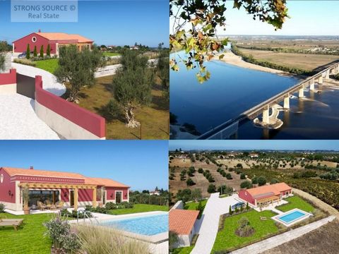 Fantastique Ferme Ribatejana (en cours de construction), située en pleine campagne, sur un terrain de 22 560 m² avec oliviers centenaires, terrasses, jardins et piscine, située dans une zone rurale très calme et paisible de Santarém ! Situé au sommet...