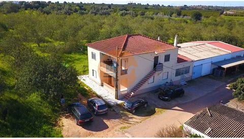 Prachtige boerderij vlakbij Tavira, ongeveer 5 km van het stadscentrum. Deze boerderij van 5 hectare bestaat uit een begane grond en een eerste verdieping. Op de begane grond hebben we een T3 bestaande uit een hal, keuken, woonkamer, drie slaapkamers...