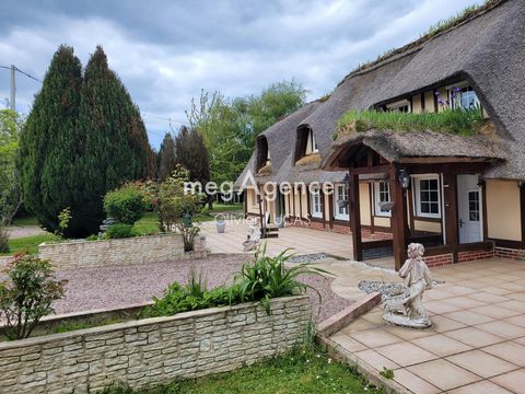 Charmante chaumière de 140 m² viable de plain pied dans la campagne de Pont Audemer
