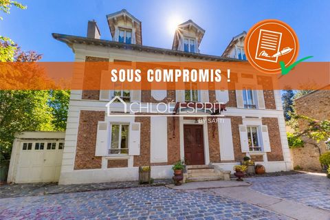 Maison de maître en meulière, 8 pièces, 190m²