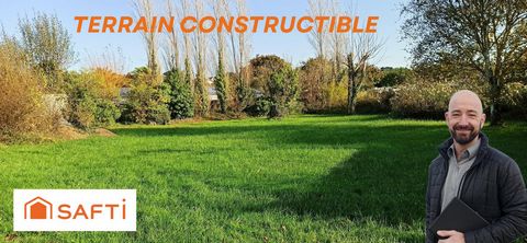 Terrain constructible à 80m de la plage