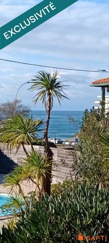 Face à l'océan, plage de la Milady Biarritz
