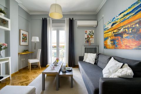 This atmospheric apartment has a wonderful location, a short distance from the center of the capital of Greece. It is ideal for city trips with family or friends. The accommodation in Athens is a 10 -minute walk from the Panormou metro station. Visit...