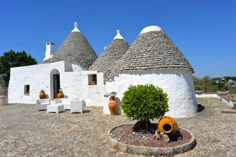 Trullo Furla retains all the characteristics of a typical trulli house: there are no doors to separate the interiors, but only curtains. For this reason, Trullo Furla is the ideal accommodation for a family who wants to live the unique experience of ...