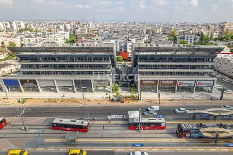 Centrally Located Offices and Shops in Antalya with a High Investment Potential in the Meidan Plaza Project The commercial properties for sale are situated in Meidan Plaza, in the high-populated Muratpaşa district of Antalya. Muratpaşa is an ideal li...