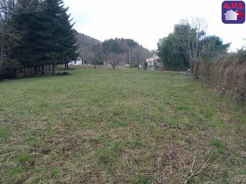 25 minutes from Foix, beautiful building land of 2897m², SOUTH facing and nicely bordered by a stream, close to the center of a village in the Monts d'Olmes and all amenities (school, high school, supermarket 5 minutes away). Connected to mains drain...