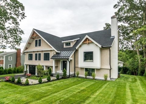 HIGHLY DESIRABLE AND MOST PRESTIGIOUS BENTLEY UNIVERSITY LOCALE! ONE OF A KIND BEST DESCRIBES THIS NEW CONSTRUCTION CONTEMPORARY five bedroom home featuring stunning luxurious island kitchen w/23' high ceiling, amazing living room w/gas fireplace vau...