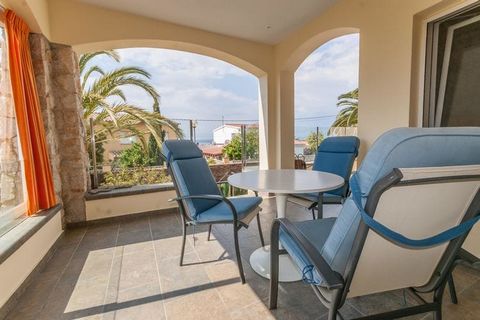 This apartment is a part of a beautiful 2-storey villa, each apartment has its own entrance. A fantastic communal swimming pool with a lockable gate, so also ideal for protecting the little ones. This apartment is ideal to go on holiday with a small ...