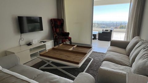 Located in Limassol. Two bedroom apartment with an unobstructed view of Limassol and the sea. Located in Agia Fylaxis, in a very quiet area in a cul-de-sac. It has an internal area of 82sqm,an open plan kitchen,a living-dining room,a main bathroom an...