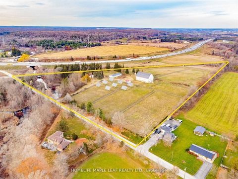 Captivating 21.3-Acre Farm That Boasts A Variety Of Impressive Features Sure To Entice Prospective Buyers. The Heart Of The Property Is A Two-Storey Residence, Outdoor Buildings, Self Income Generating Solars & Great Future Development Potential. 4 B...