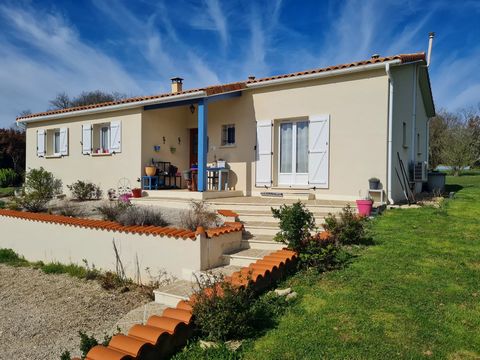 EXCLUSIVE TO BEAUX VILLAGES! A fabulous house on one-level, with garage, parking for several cars and a pretty wraparound garden. While in a countryside location, it’s only a five-minute drive to the popular Verteuil-sur-Charente with its fairytale c...