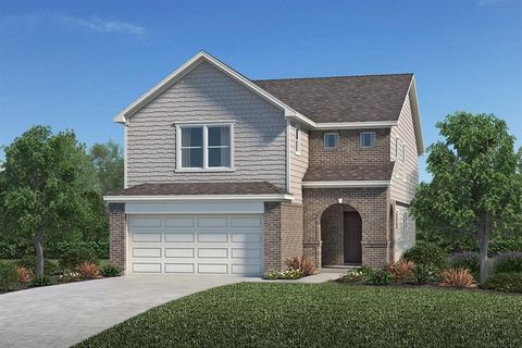 KB HOME NEW CONSTRUCTION - Welcome home to 22238 Hawberry Blossom Lane located in Oakwood Trails zoned to Tomball ISD! This floor plan features 4 bedrooms, 2 full baths, 1 half bath and an attached 2-car garage. Additional features include stainless ...