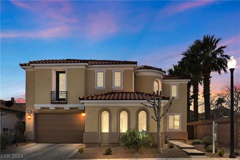 Experience extraordinary living at its finest in this immaculately maintained home nestled in the heart of Centennial Hills, in Las Vegas. Boasting 5 bedrooms and a loft, this spacious abode offers versatility & comfort for all. With 2 bedrooms & a f...