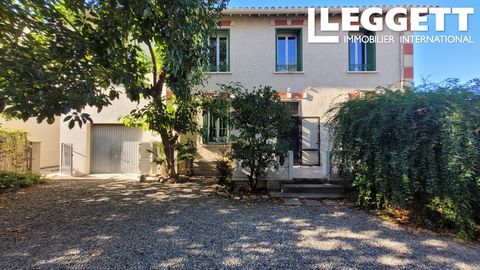 A19463AHA66 - Built in 1929 by a property dealer from Perpignan this Maison de Maitre style house of 160m2 plus a garage has many character features Original floor tiles throughout, large windows, high ceilings and character elements. Additional Hous...