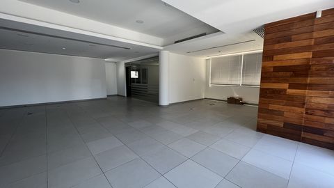 Located in Limassol. This commercial building is in excellent condition. The building consists of two floors. On the ground floor, there are one room-office,  one open-plan large space, and a safe room.  On the first floor, there are 2 rooms-offices,...