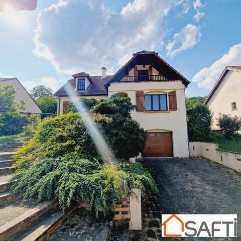 FOR SALE ON LUDRES Aurélien ALENDA and his team from the SAFTI Immobilier network offer you exclusively a magnificent detached house from 1987 on the heights of Ludres. With a plot of more than 900m2, benefit from peace and quiet and a clear view. Th...