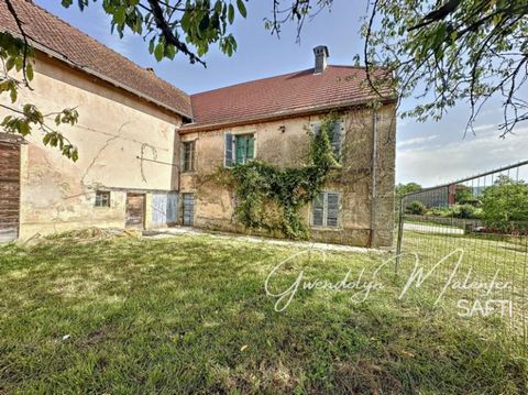 7 km from Quingey, in a village close to all amenities, discover this old farm steeped in history. Soak up the serenity of the quiet location, where the house offers breathtaking views of the surrounding nature. With a grocery store and a train stati...