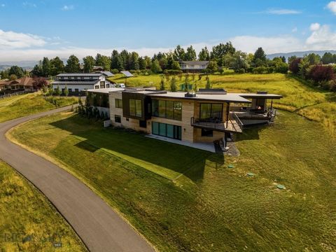 Welcome home to Bozeman's ultimate modern mountain home nestled on ~3 acres on South Bozeman's incredibly sought after Sourdough Ridge, conveniently located just moments from downtown Bozeman, endless hiking trails and outdoor recreation, Montana Sta...