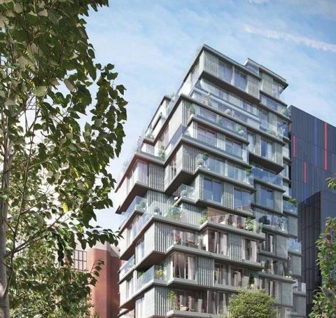 Last remaining studio, offering skyline views (13th Floor) in one of central London's most striking new City residences. A landmark project with 87 luxury apartments, brilliantly located, connected and designed with its own gym, spa pool and cinema r...