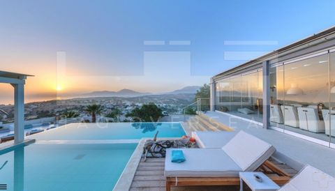This villa for sale in Heraklion, Crete is located in the quiet village of Pitsidia in south Crete. The villa features 4 bedrooms and 4 bathrooms, with a total living space of 350m2, sitting on a 1500m2 private plot, located on a slope, providing for...