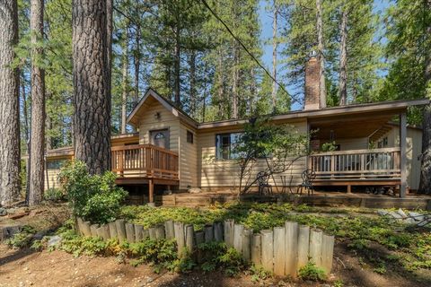 Cute and cozy log style cabin with some modern amenities! The exposed trusses in the family room and kitchen give it that look that buyers desire in a mountain cabin. Knotty pine cabinets and granite countertops add a rustic yet elegant touch to the ...