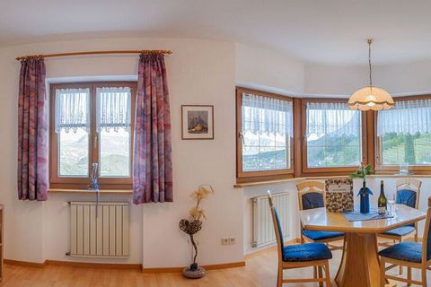 Our largest apartment is designed for 4 people with 2 bedrooms, a separate kitchen and a large living room with a dining table in the bay window of the house. A special feature is the huge 40 sqm terrace facing south, Kaltern and Lake Kaltern. Inquir...