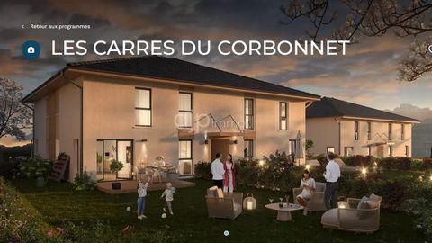 In the heart of the land of the Albanians, between Annecy and Aix-les-Bains, the Carré du Corbonnet await you in a rural setting, close to all the amenities of daily life. You will be won over by this superb condominium of 12 Duplex-Garden® allowing ...