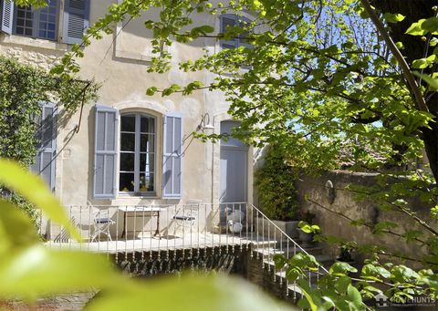 This magnificent village house dating from 1820 is a real gem. With its inner courtyard and superb terrace offering panoramic views of the Luberon and Alpilles mountains, it provides an idyllic setting in which to relax and enjoy the peace and quiet ...
