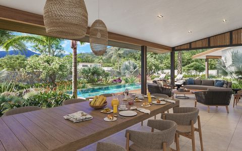 5 bedroom ensuite villa for sale, Tamarin, Mauritius Prestigious villa with breathtaking views of the mountains in an exceptional resort in Mauritius. Discover this sumptuous 5 bedroom ensuite villa offering panoramic views of the mountains of the We...