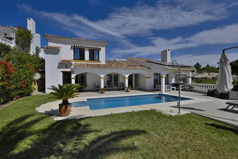 Great Villa located in a very prestigious area of Calahonda nestled in a stunning and mature garden with subtropical plants and trees with private heated pool and ample outdoor entertaining areas with lovely views of the Mediterranean in the distance...
