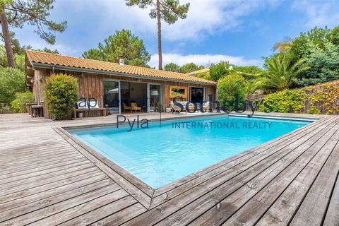 CAP FERRET PENINSULA - BEWALDETE VILLA MIT POOL IN RUHIGER LAGE Diese Villa im 