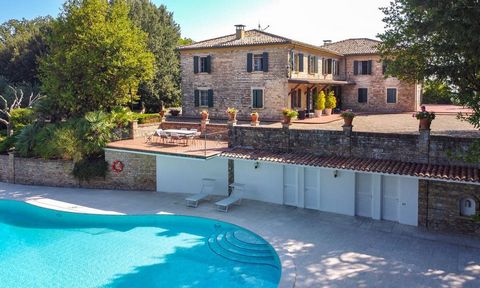 This beautiful 19th century villa is situated on the hills behind Pesaro, with a stunning view over the Adriatic Sea and the Marche rolling hills. Offering approximately 700 sq.m.  over  3.2 hectares of land , the property also features a  160 sq.m. ...