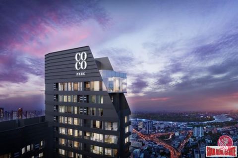 Coco Park Project (COCO PARC) is a NEW LANDMARK on Rama IV Road, near MRT Khlong Toei 0 m. and only 5 minutes connecting to Chalerm Mahanakorn Expressway. Meet more convenience Help fulfill the quality of life with green spaces that are like new lung...