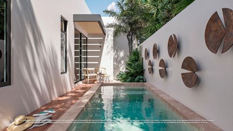 Discover this housing development, the perfect retreat on the Yucatecan coast, where life takes on a new meaning. Located just 500 meters from the spectacular Costa Smeralda, this exclusive real estate development is part of the prestigious macro pro...