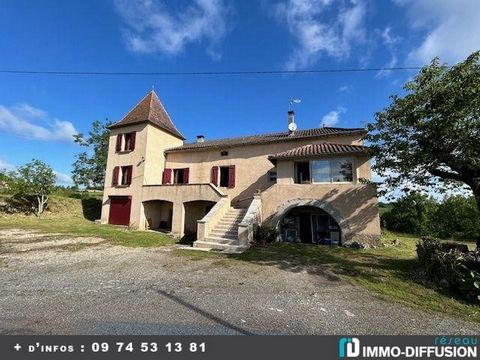 Fiche N°Id-LGB162277: Saint vincent rive d'olt, House and outbuildings of about 190 m2 comprising 7 room(s) including 6 bedroom(s) + Garden of 12700 m2 - View: D?g?e/ countryside - Construction 1870 Old - Ancillary equipment: garden - courtyard - ter...