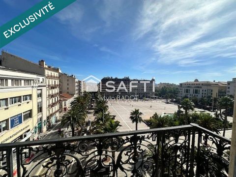 EXCLUSIVITE TOULON PLACE DE LA LIBERTE APPARTEMENT HAUSSMANNIEN T5 + CAVE