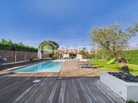 Plain-pied lumineux avec grand terrain et piscine à deux pas de Bordeaux